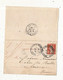 CARTE-LETTRE, Entier Postal, St AUBIN CHATEAUNEUF, YONNE, AUXERRE, 1908, 3 Scans - Kaartbrieven