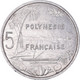 Monnaie, Polynésie Française, 5 Francs, 2001, Paris, SUP, Aluminium, KM:12 - Frans-Polynesië
