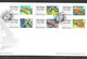 GB -  Post & GO Stamps (6)   2013  LAKES    FDC Or  USED  "ON PIECE" - SEE NOTES  And Scans - 2011-2020 Ediciones Decimales