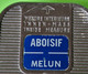 Ancien OUTIL - DOUBLE MÈTRE à RUBAN Stanley - Publicitaire ABOISIF Melun 77 - Plastique Brun Et Acier - Vers 1960 1970 - Andere Geräte