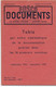 EDSCO DOCUMENTS- TABLE Par Ordre Alpha.-publié Dans Les 16 Premiers Numéros Sept 1953-sept 1955- Les Editions Scolaire - Learning Cards