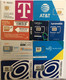 USA : GSM  SIM CARD  : 9 Cards  A Pictured (see Description)   MINT ( LOT Q ) - [2] Chip Cards