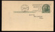 UX27 UPSS S37E Postal Card Used NEW YORK PLATE FLAW 1944 - 1921-40