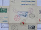 BH10 FRANCE USA BELG.  BELLE LETTRE COMPOSEE RRR  1947  CROIX ROUGE +PAR AVION +++AFFRANCH. PLAISANT - Red Cross