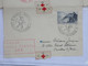 BH10 FRANCE USA BELG.  BELLE LETTRE COMPOSEE RRR  1947  CROIX ROUGE +PAR AVION +++AFFRANCH. PLAISANT - Croce Rossa