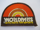 Sport/Automobile/ Ecusson Ancien /WORLDPARIS/Auto Paris For Imports/ Vers 1960-1980         ET360 - Ecussons Tissu