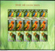 India 2016 Exotic Birds Set Of 2 Full Sheetlets MNH As Per Scan - Coucous, Touracos