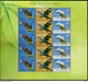 India 2016 Exotic Birds Set Of 2 Full Sheetlets MNH As Per Scan - Cuckoos & Turacos