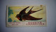 BRITISH BIRDS N° 17 SWALLOW Hirondelle  Oiseau Bird  Cigarettes OGDEN'S Tobacco Vignette Trading Card Chromo - Ogden's