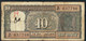 INDIA P58 10 RUPEES 1968 Signature 6 JHA       VG - Inde