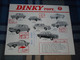 Feuillet Catalogue Original DINKY TOYS 1964 - Voitures Miniatures - Catalogues