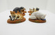 Lot De 6 Figurines Chats En Résine - Katten