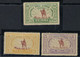 ● WESTERN AUSTRALIA 1896 ֍ COOLGARDIE CYCLE EXPRESS COMPANY ● Camels ● Posta Privata ️● Serie Completa ️● - Mint Stamps