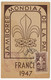 FRANCE => Carte Maximum - 5F Jamboree Mondial De La Paix (Moisson) - 9/8/1947 - 1940-1949