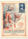 FRANCE => Vignette "Journée Du Timbre 1953 TOULON" Sur Carte Fédérale 12F + 3F D'Argenson - Toulon Mars 1953 - Expositions Philatéliques