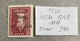 1930 Sivas-Ankara Railway Stamps Error   390 MH Isfila 1243 - Ungebraucht