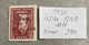 1930 Sivas-Ankara Railway Stamps Error   390 MH Isfila 1243 - Nuovi