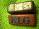 BOITE En METAL  KLG  K.L.G.  Avec Sa BOUGIE ORIGINE GROS CULOT  CK 5 KS 5  Pour Ancêtre - Boxes