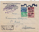 30402# BULGARIE LETTRE RECOMMANDE Obl SOFIA 1948 СОФИЯ БЪЛГАРИЯ Pour VARNA BAPHA - Lettres & Documents