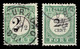 Curacao 1899 Porto 2 1/2☀ Used Lot Both Types - Curaçao, Nederlandse Antillen, Aruba