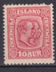 ISLANDE - 1907 - YVERT N°52 * MH FILIGRANE COURONNE - DEFECTUEUX - COTE = 100 EUR. - Unused Stamps