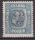 ISLANDE - 1913 - YVERT N°52 * MH FILIGRANE CROIX  - COTE = 185 EUR. - Neufs