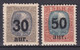 ISLANDE - 1925 - YVERT N° 113/114 * MH - COTE = 90 EUR. - Neufs