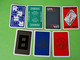 Lot 7 Cartes à Jouer - VALET De CARREAU - Dos Bleu,Rouge - Pub L'UNION Reims, ABOISIF, GPA, M&M, ROCHEX - Vers 1990/2000 - 32 Kaarten