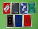 Lot 7 Cartes à Jouer - ROI De CŒUR - Dos Bleu,Rouge - Pub L'UNION Reims, ABOISIF, GPA, M&M, ROCHEX - Vers 1990/2000 - 32 Carte