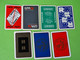 Lot 7 Cartes à Jouer - ROI De TRÈFLE - Dos Bleu,Rouge - Pub L'UNION Reims, ABOISIF, GPA, M&M, ROCHEX - Vers 1990/2000 - 32 Karten