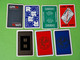 Lot 7 Cartes à Jouer - ROI De CARREAU - Dos Bleu,Rouge - Pub L'UNION Reims, ABOISIF, GPA, M&M, ROCHEX - Vers 1990/2000 - 32 Carte