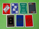 Lot 7 Cartes à Jouer - AS De CŒUR - Dos Bleu,Rouge - Pub L'UNION Reims, ABOISIF, GPA, M&M, ROCHEX - Vers 1990/2000 - 32 Cartes