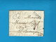 LA VRAIE TOILE « DENIM » 1770 De Nimes Marque Postale NISMES Marie Vigne Tissus Toiles => Besançon Poys Négociant V.HIST - ... - 1799