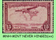 1921 ** BELGIAN CONGO / CONGO BELGE = PA13 MNH AIRMAIL FOKKER OVER LANDSCAPES X 4 MNH STAMPS - Nuevos