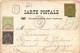 Belle CPA Noumea Colorisée Rare Affranchissement Tricolore Mixte En Recommandé Voyagé Par Paquebot FR N°3 Ligne N - 1903 - Covers & Documents