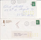 Lot De 4 Lettres 1972-1973 Avec Marques D'indexation De Tri Jaune 94 ALFORVILLE LE KREMLIN ST MAUR VILLEJUIF Sur Cheffer - Brieven En Documenten