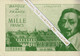 EDUCATION CHANGEMENT MONNAIE  INFORMATION FAC SIMILE BILLET DE 10 Nouveaux Francs N.F. RICHELIEU GRAND FORMAT B.E. - Publicités