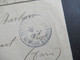 Frankreich Kolonie Marokko Militärpost Stempel Tresor Armees Kenitra Und Ank. Stempel Saix Tarn - Storia Postale