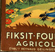 Delcampe - FIKSIT FOURMI MARSEILLE  Publicité Cartonné~1930  (ants Agriculture Lithograph Poster Paperboard Signs Advertisement - Targhe Di Cartone