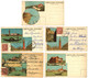 Superb Lot Of 16 Rare Postcards (6 Litho. In Color). See WEB. Vvf. - Non Classés