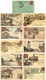 Superb Lot Of 16 Rare Postcards (6 Litho. In Color). See WEB. Vvf. - Non Classés