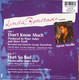 * 7" *  LINDA RONSTADT Feat. AARON NEVILLE - DON'T KNOW MUCH ( Europe 1989 EX-) - Country Et Folk