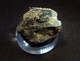Pyrite With Rockbridgeite On Triplite (3 X 2.5 X 2.5 Cm ) Sítio Do Castelo Mine, Folgosinho, Gouveia, Guarda, Portugal - Minéraux