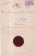 1930 - VIGNETTE BANQUE + MERSON YVERT N°240 RARE SEUL Sur LETTRE RECOMMANDEE De PARIS => PRAGUE (TCHECOSLOVAQUIE) ! - 1900-27 Merson