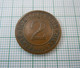 Germany DEUTSCHES REICH 1923 Monnaie, Coin, 2 Rentenpfennig, KM#31, Bronze, TTB Fine See Scans (ds750) - 2 Rentenpfennig & 2 Reichspfennig