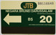 Brunei JTB $20 Definitive Card ( With Small T In The Bottom) - Brunei