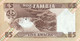 Zambia 5 Kwacha, P-25c (1984) - UNC - Signature 6 - Zambie