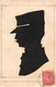 CPA Silhouette - Portrait D'un Homme Avec Moustache Et Casquette - Clausel Et Nolden Silhouettistes De Coppenhague - Scherenschnitt - Silhouette