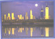United Arab Emirates:Dubai, The Towers Of Sheikh Zayed Road, Moonlight - United Arab Emirates