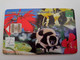 MADAGASCAR/MALAGACY CHIPCARD 25 UNITS / MAKI MONKEY/ FLOWERS DATE 03/99  USED CARD     ** 11920** - Madagascar